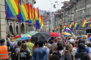 Bern Pride: thousands march for equality
