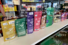 Cannabis samples in chemists.