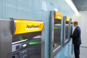 postfinance atm bank machine