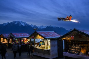 Half a million people visit the Christmas market in Montreux