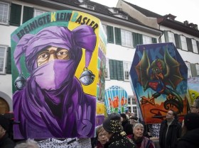 Burka-Kostüm basel Fasnacht